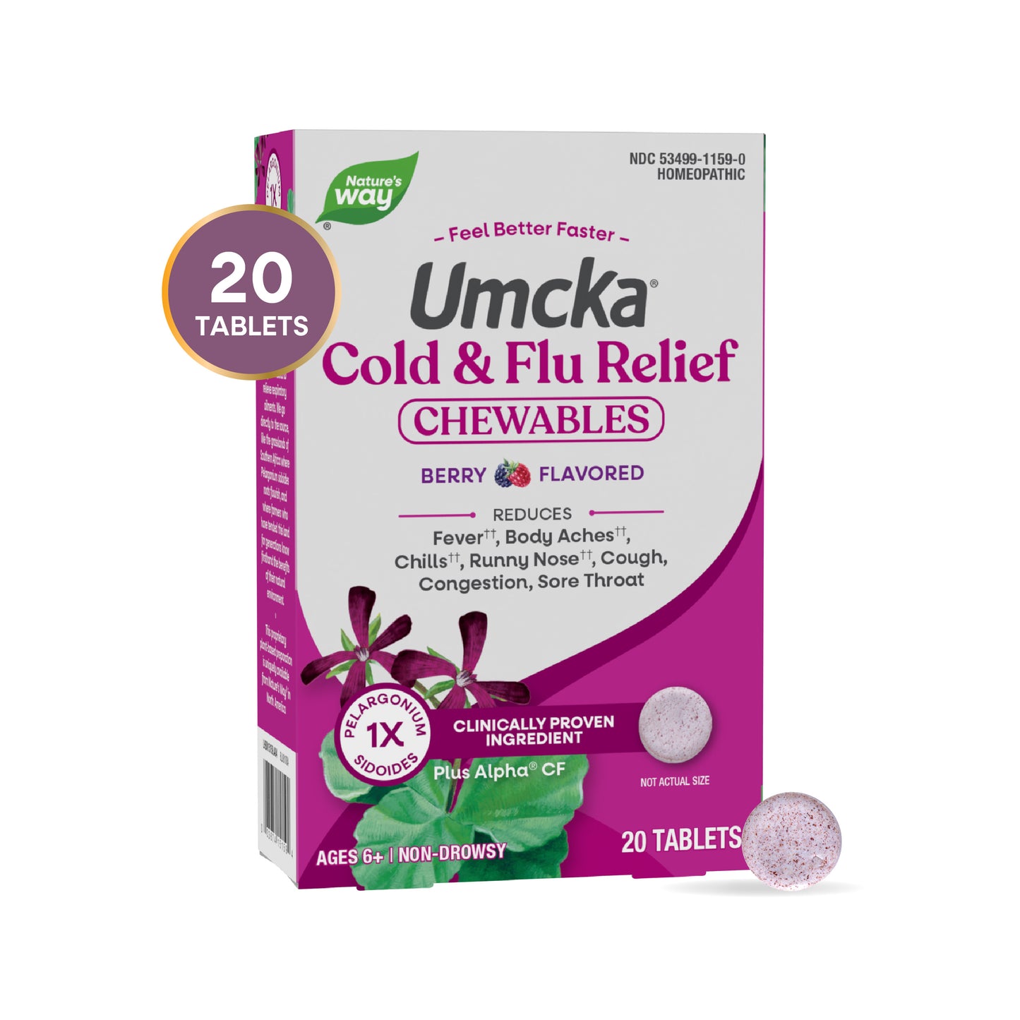 <{%MAIN17_15159%}>Nature's Way® | Umcka Cold&Flu Relief Chewables
