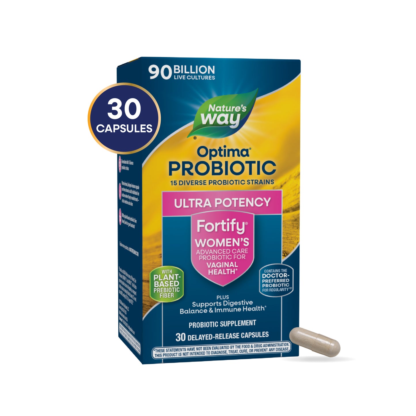 <{%MAIN8_15859%}>Nature's Way® | Fortify Optima Women's Advanced Care 90 Billion Probiotic