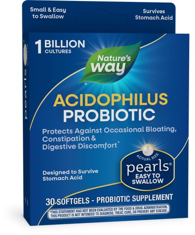<{%PRIMARY_04293%}>Nature's Way® | Probiotic Pearls Acidophilus, 30 softgels
