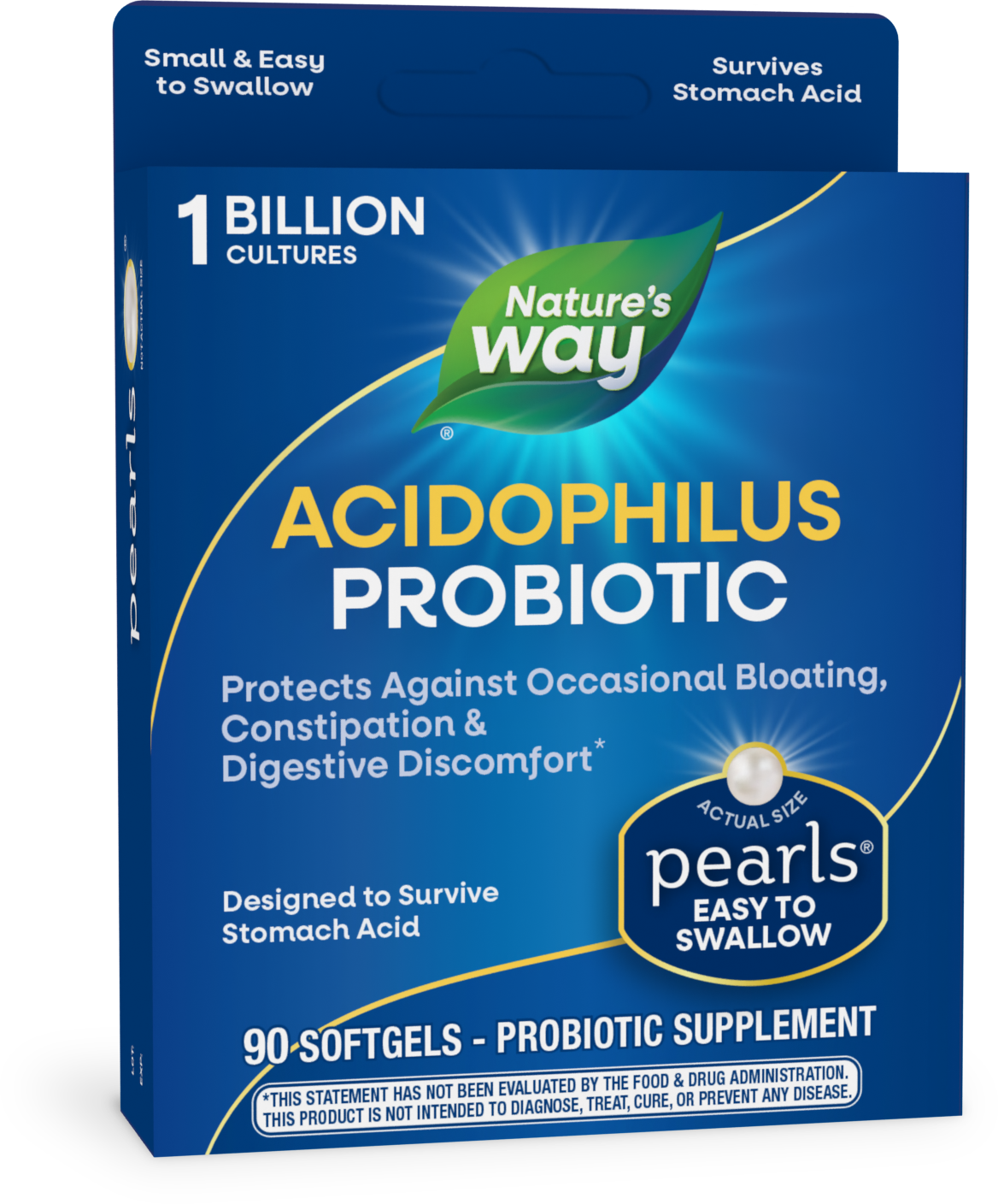 <{%PRIMARY_04299%}>Nature's Way® | Probiotic Pearls Acidophilus, 90 softgels