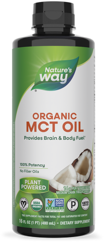 Nature's Way® | Organic MCT Oil, 16 fl oz (480 ml) Sku:10895