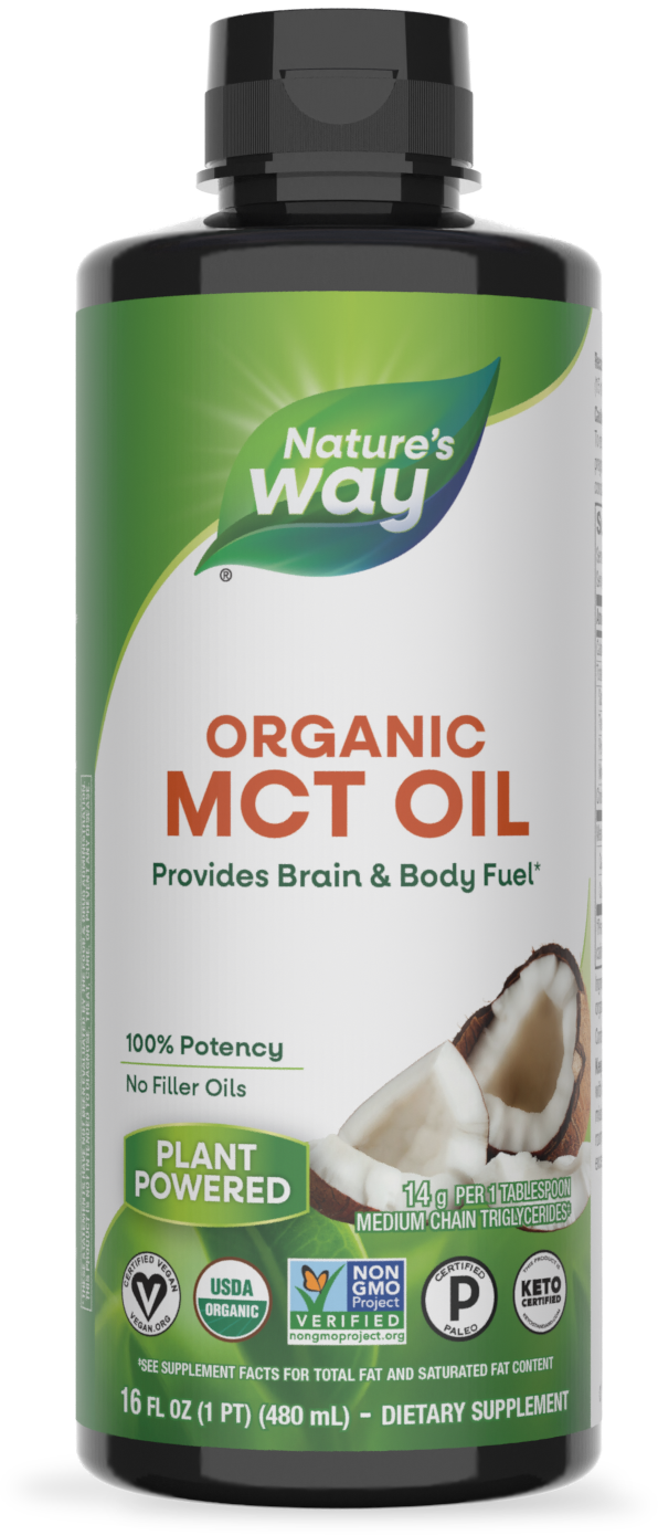 <{%PRIMARY_10895%}>Nature's Way® | Organic MCT Oil, 16 fl oz (480 ml)