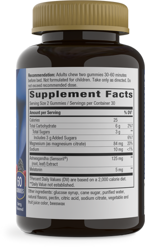 Nature's Way® | Sleep Well Gummies - right side of pack Sku:13920