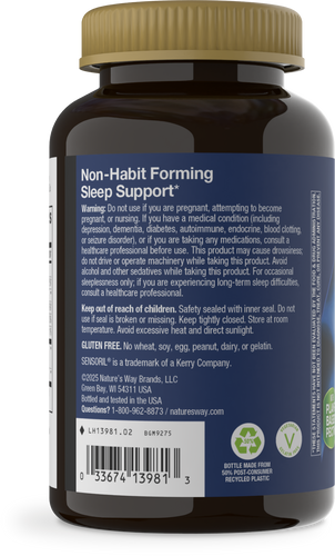 Nature's Way® | Sleep Well Gummies - left side of pack Sku:13981