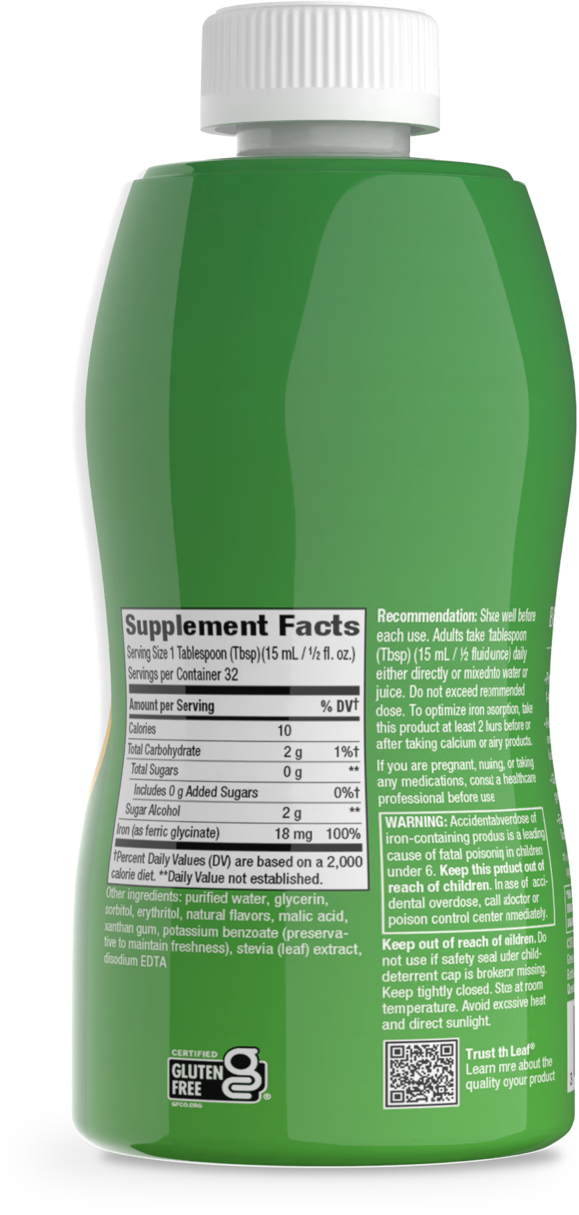 <{%MAIN2_ST1923%}>Nature's Way® | Liquid Iron - right side of pack