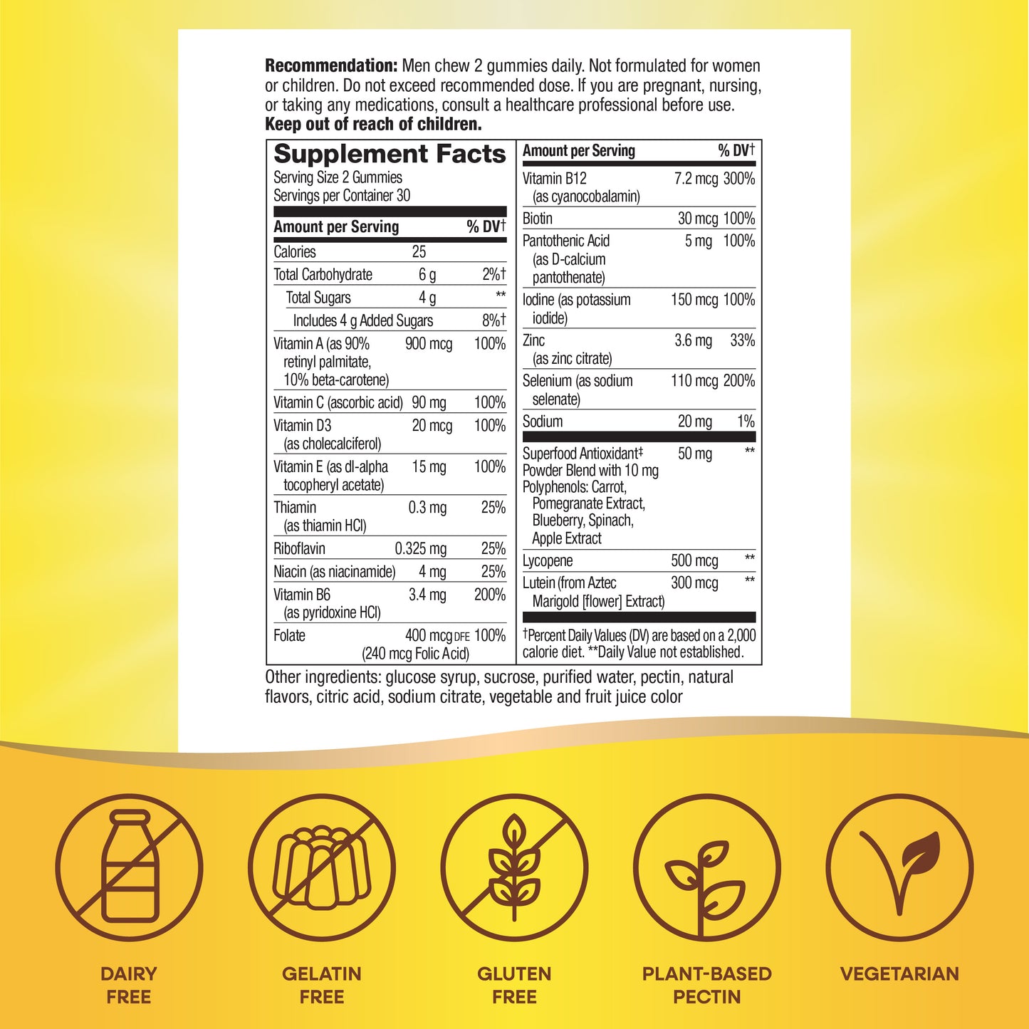 <{%MAIN19_15902%}>Nature's Way® | Alive! Men's 50+ Gummy Multivitamin