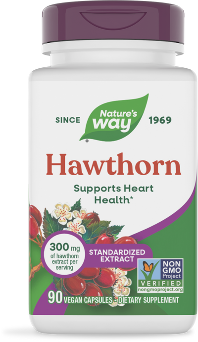 <{%PRIMARY_61900%}>Nature's Way® | Hawthorn Standardized Extract, 90 capsules