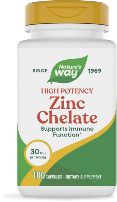 <{%PRIMARY_41091%}>Nature's Way® | Zinc Chelate, 100 capsules