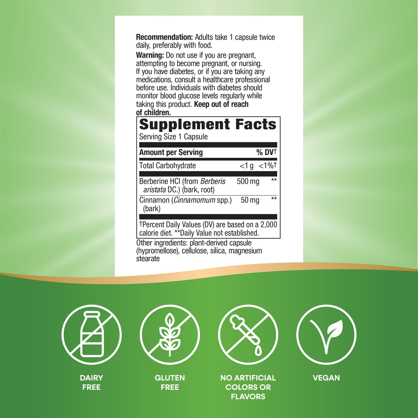<{%MAIN7_15044%}>Nature's Way® | Berberine with Cinnamon