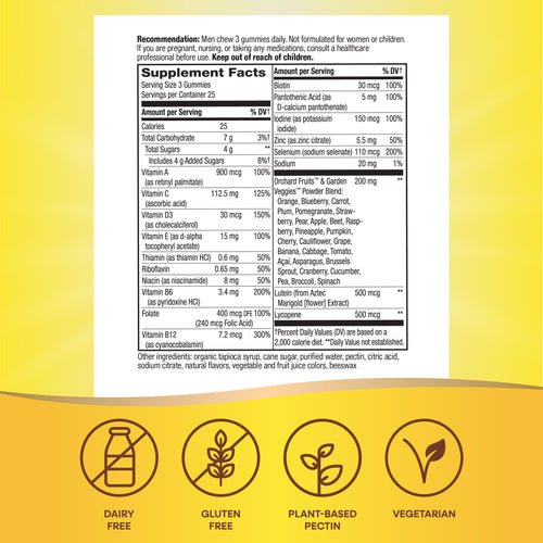 Nature's Way® | Alive! Premium Men's 50+ Gummy Multivitamin Sku:15898