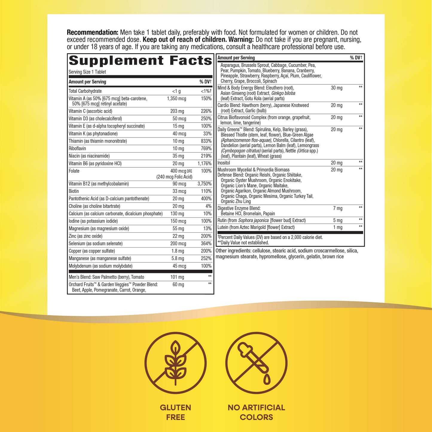 <{%MAIN7_15691%}>Nature's Way® | Alive! Men's 50+ Ultra Multivitamin