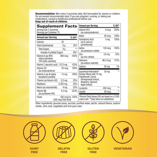 Nature's Way® | Alive! Men's Gummy Multivitamin Sku:14066