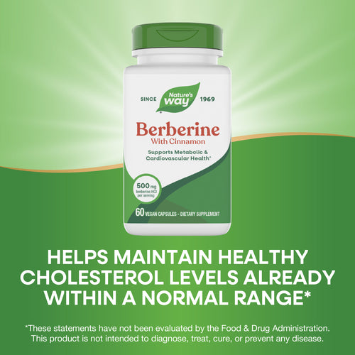 Nature's Way® | Berberine with Cinnamon Sku:15044