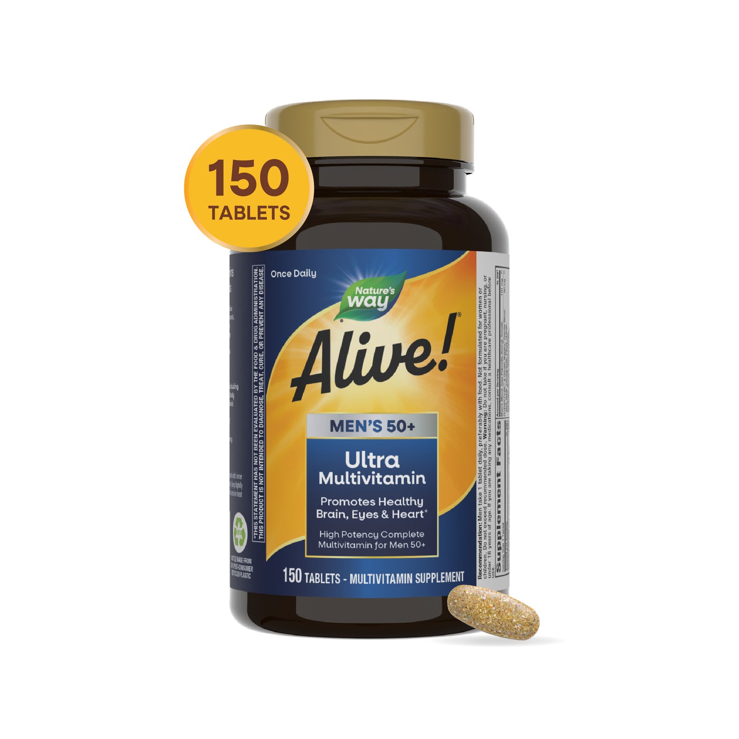 <{%MAIN15_13940%}>Nature's Way® | Alive! Men's 50+ Ultra Multivitamin