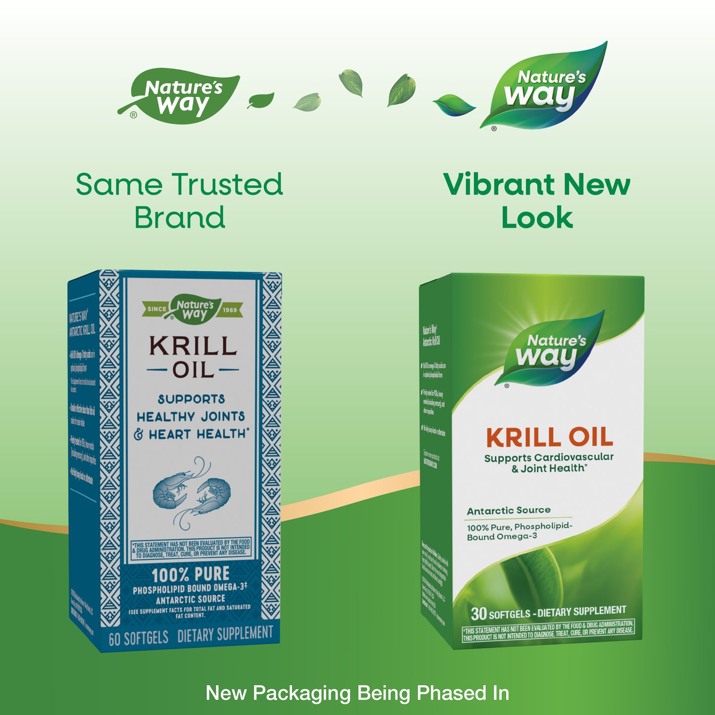 <{%MAIN1_15431%}>Nature's Way® | Krill Oil - package updates old to new
