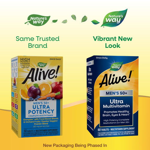 Nature's Way® | Alive! Men's 50+ Ultra Multivitamin Sku:15691