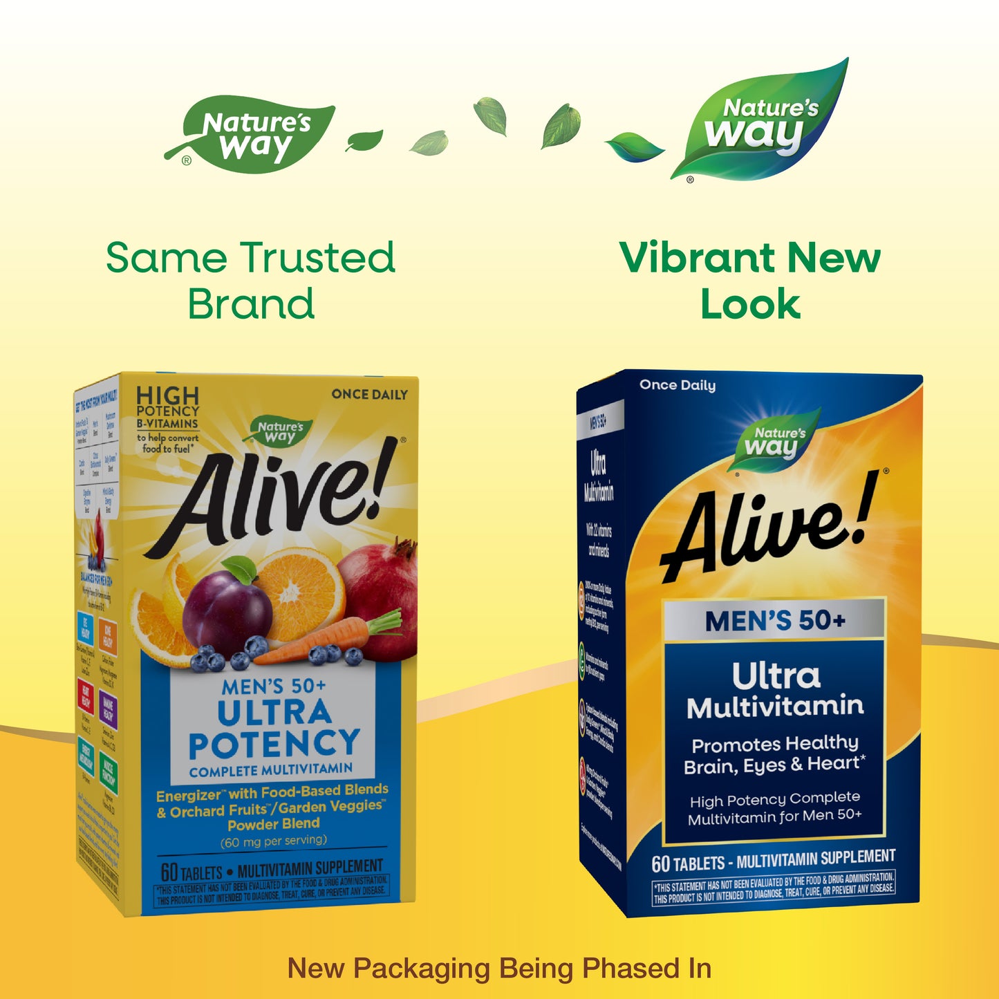 <{%MAIN1_15691%}>Nature's Way® | Alive! Men's 50+ Ultra Multivitamin