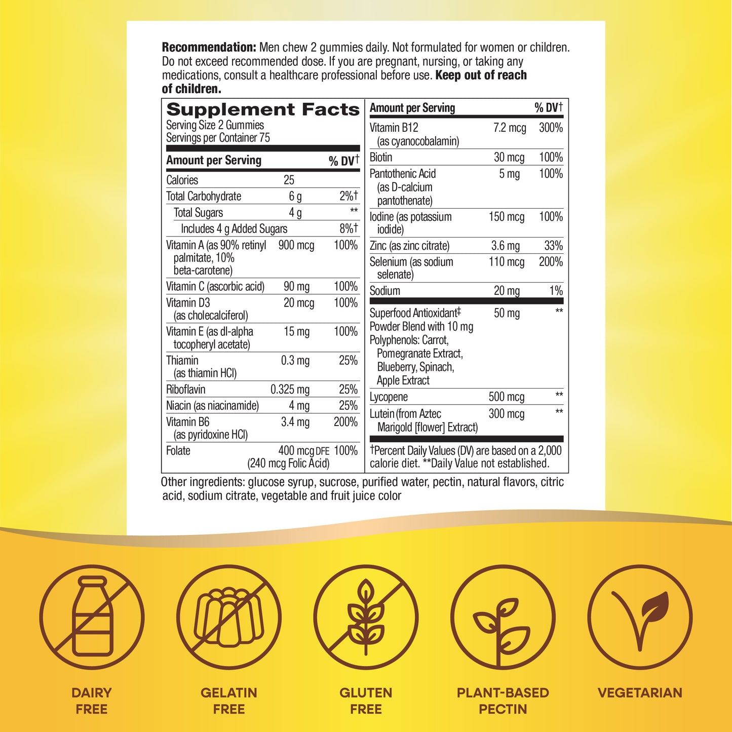 <{%MAIN6_14067%}>Nature's Way® | Alive! Men's 50+ Gummy Multivitamin
