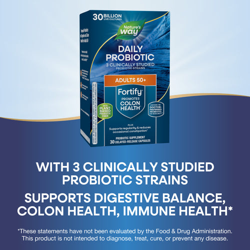 Nature's Way® | Fortify 30 Billion Daily Probiotic Adults 50+ Sku:10293