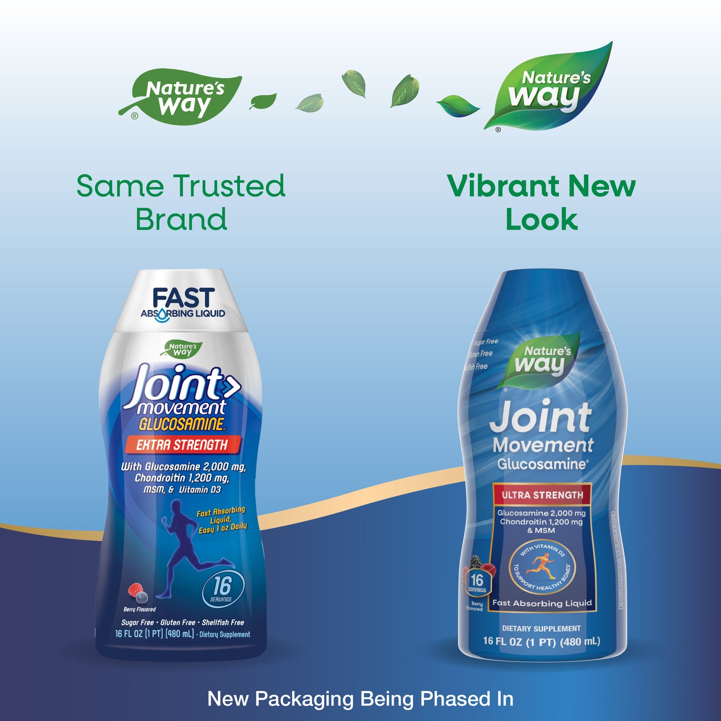 <{%MAIN1_ST1394%}>Nature's Way® | Joint Movement Glucosamine - package updates old to new