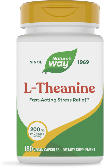 <{%PRIMARY_09550%}>Nature's Way® | L-Theanine, 180 capsules