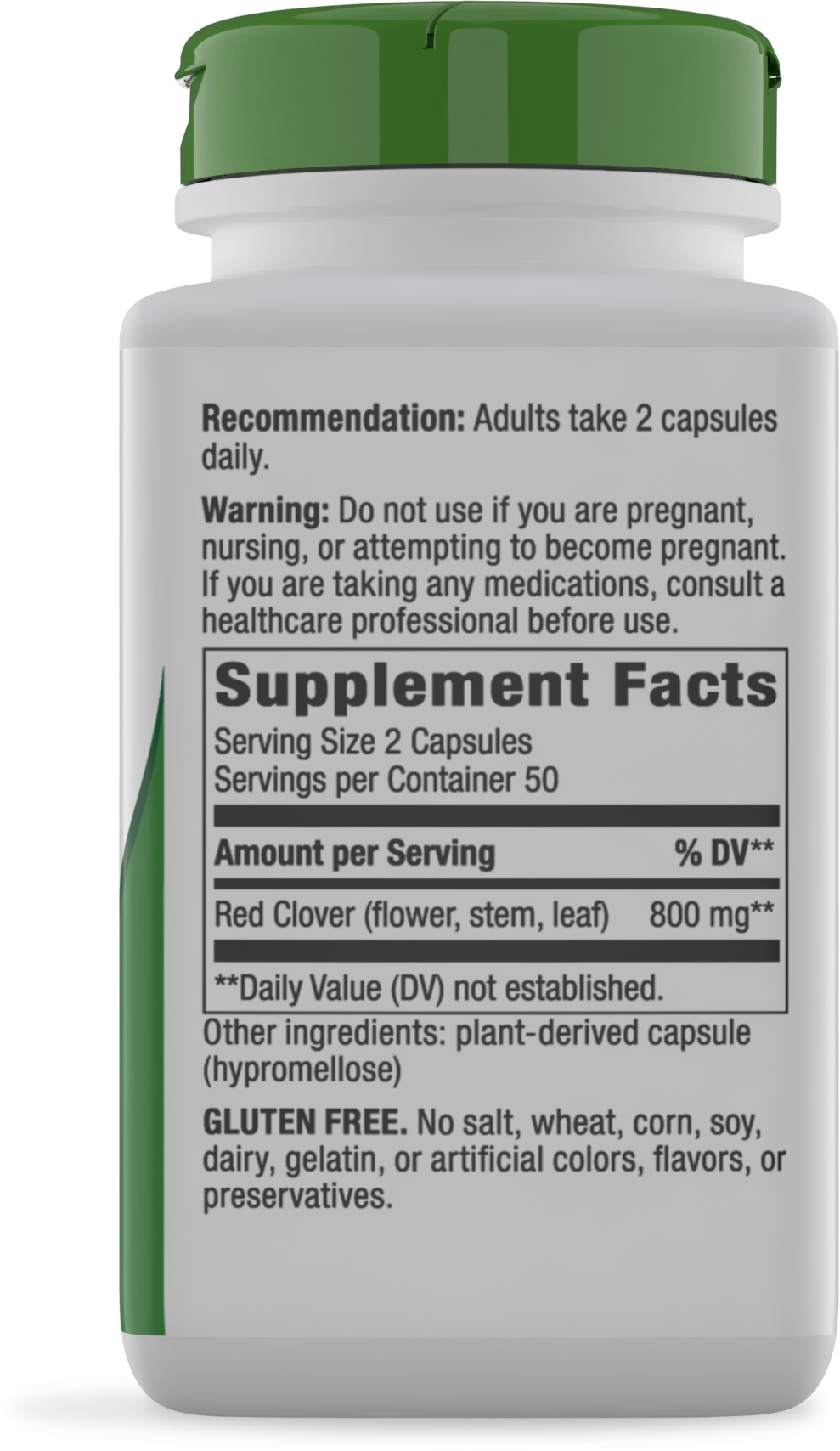 <{%MAIN2_16000%}>Nature's Way® | Red Clover Blossom / Herb - right side of pack