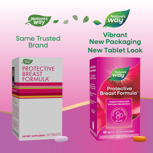 Nature's Way® | Protective Breast Formula - package updates old to new Sku:05886