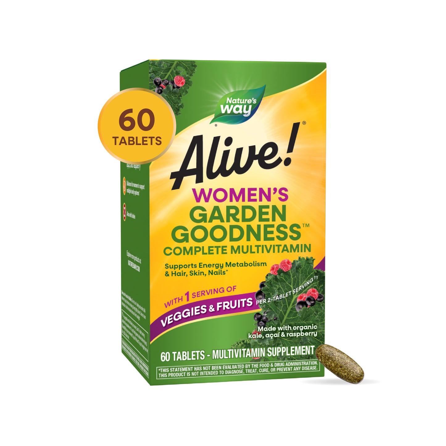 <{%MAIN8_12111%}>Nature's Way® | Alive! Women's Garden Goodness Complete Multivitamin
