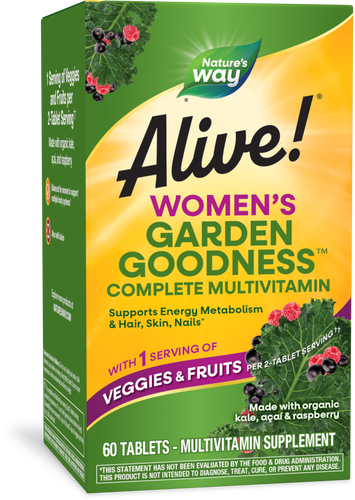 Nature's Way® | Alive! Women's Garden Goodness Complete Multivitamin, 60 tablets Sku:12111
