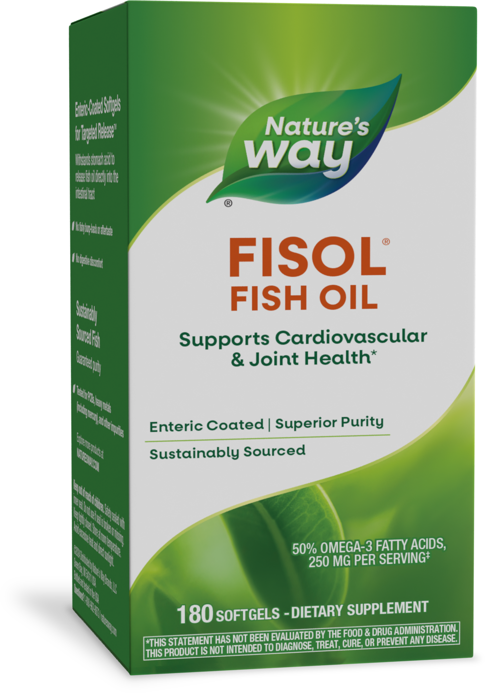 <{%PRIMARY_15334%}>Nature's Way® | Fisol Fish Oil, 180 softgels