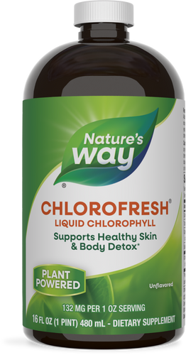Nature's Way® | Chlorofresh Liquid Chlorophyll, 16 fl oz (480 ml), Unflavored Sku:3502
