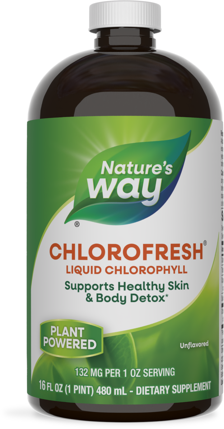 <{%PRIMARY_3502%}>Nature's Way® | Chlorofresh Liquid Chlorophyll, 16 fl oz (480 ml), Unflavored
