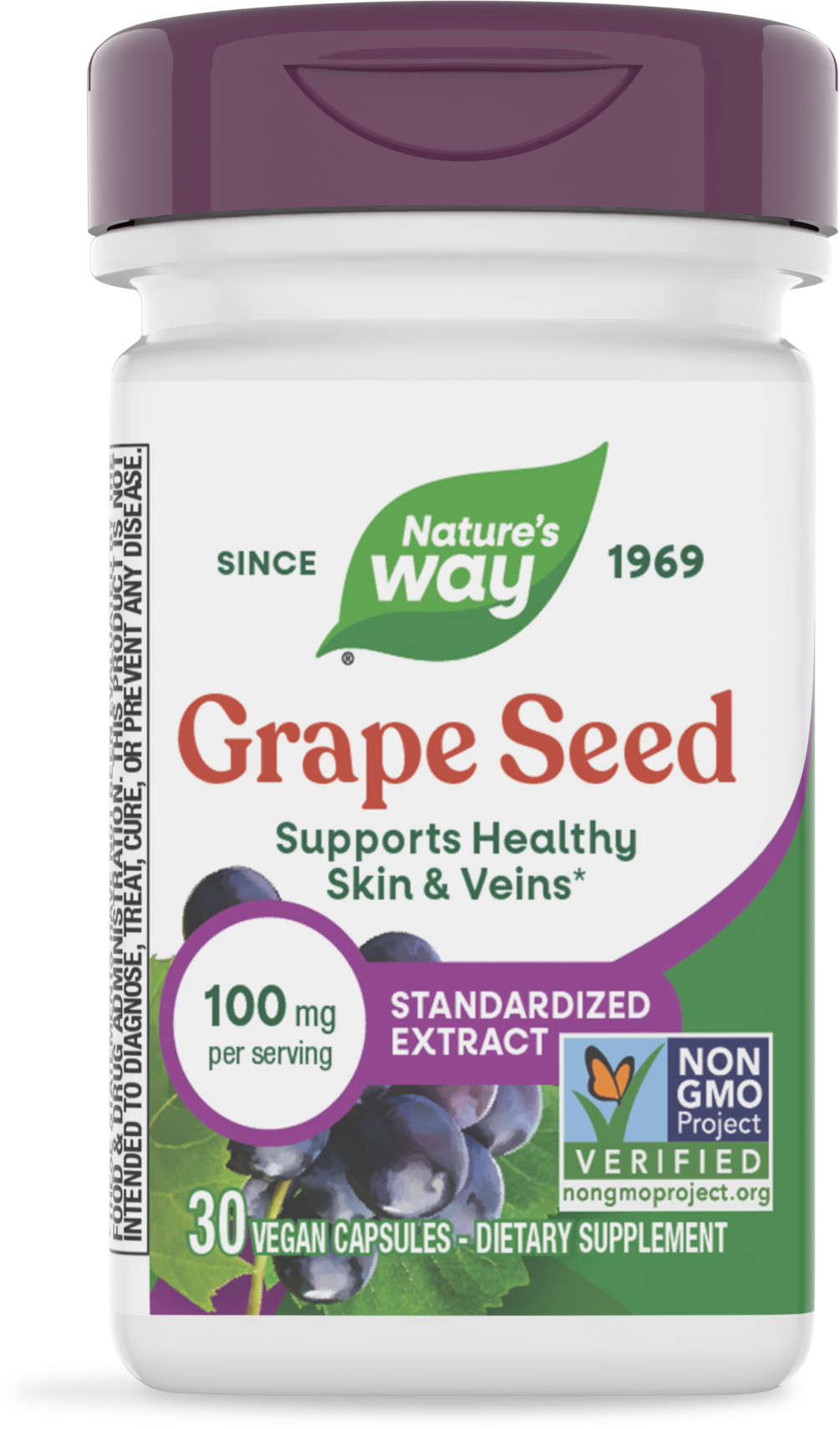 <{%PRIMARY_14320%}>Nature's Way® | Grape Seed Standardized Extract, 30 capsules