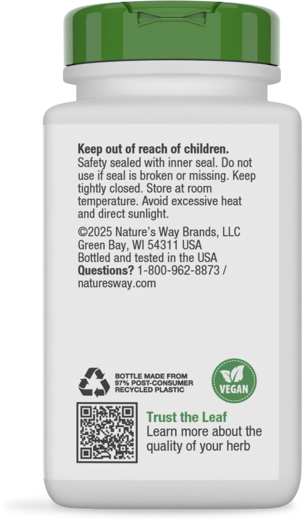 <{%MAIN12_11750%}>Nature's Way® | Vitex Fruit - back of pack