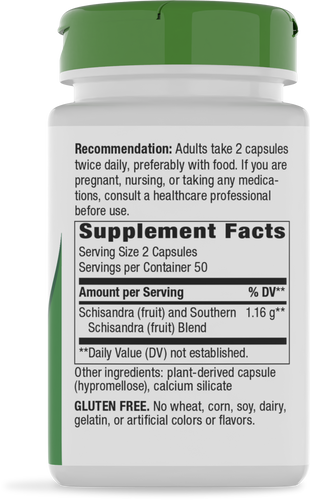 Nature's Way® | Schisandra Fruit - right side of pack Sku:16800