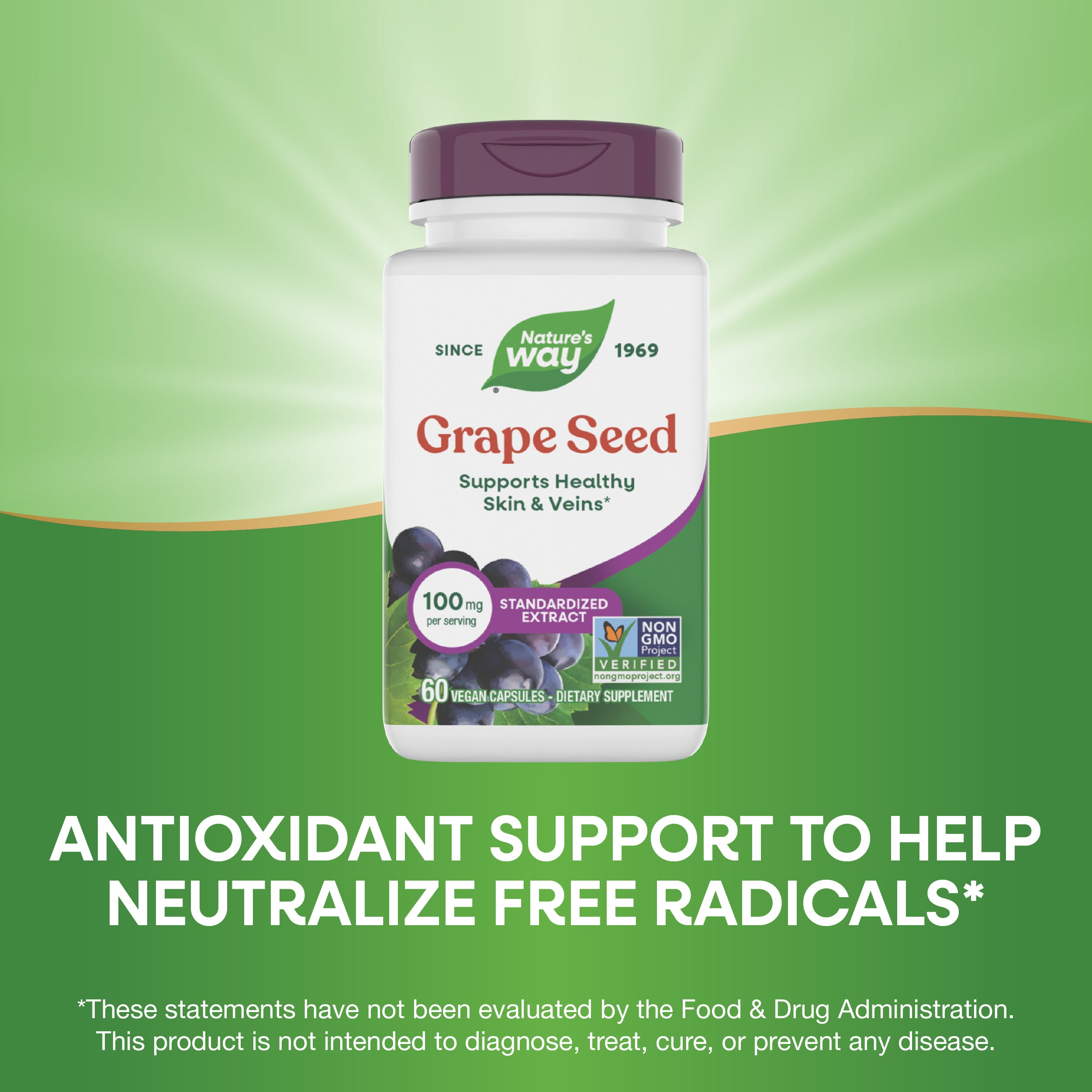 Grape Seed Standardized Extract | Nature's Way®