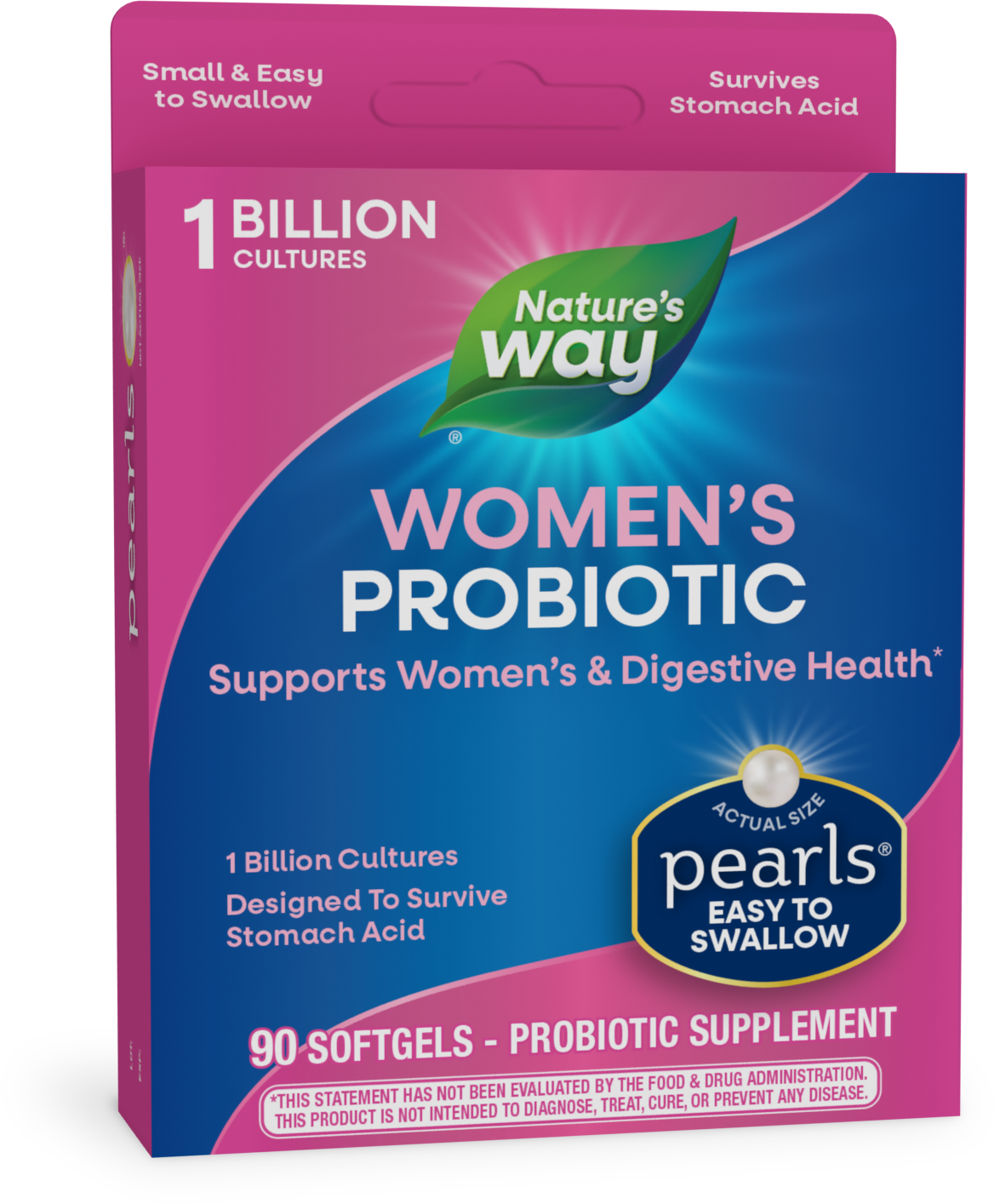 <{%PRIMARY_13950%}>Nature's Way® | Probiotic Pearls Women's, 90 softgels