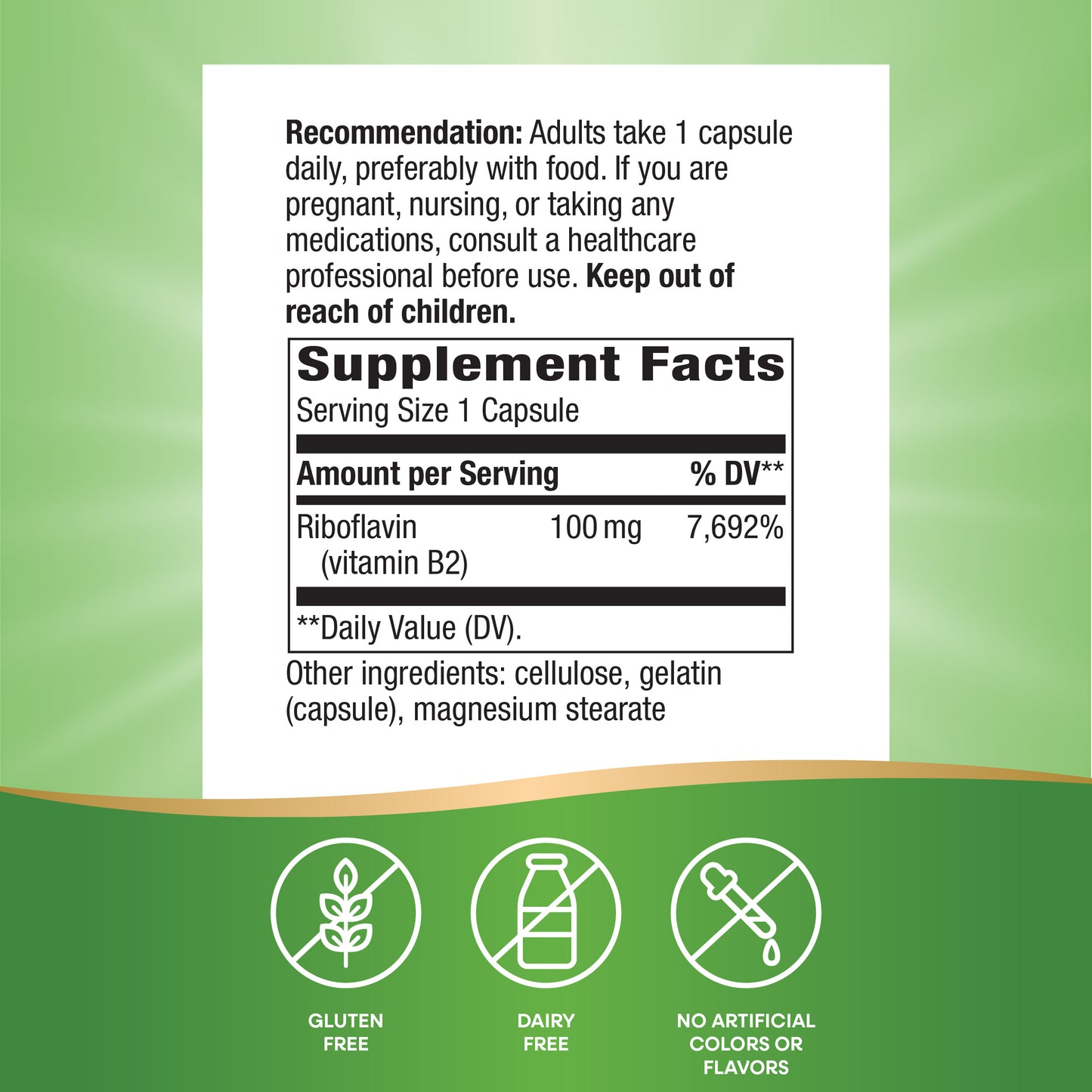 <{%MAIN7_40421%}>Nature's Way® | Riboflavin Vitamin B2