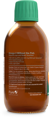 Nature's Way® | NutraVege Omega-3 - left side of pack Sku:12325C