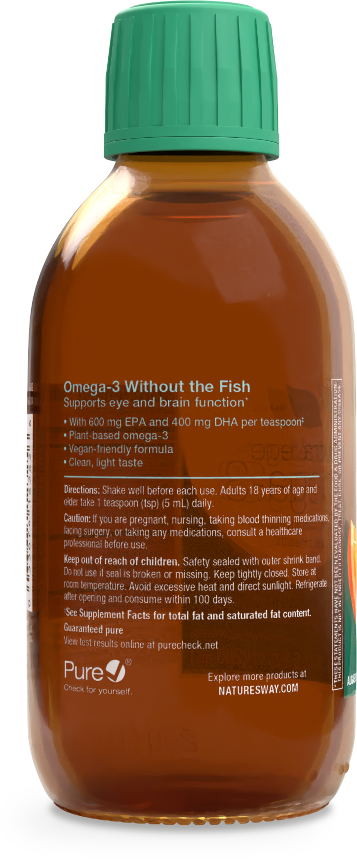 <{%MAIN3_12325C%}>Nature's Way® | NutraVege Omega-3 - left side of pack