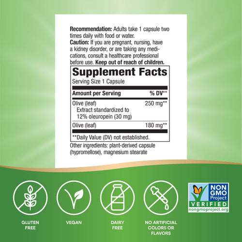 Nature's Way® | Olive Leaf Standardized Extract Sku:64000