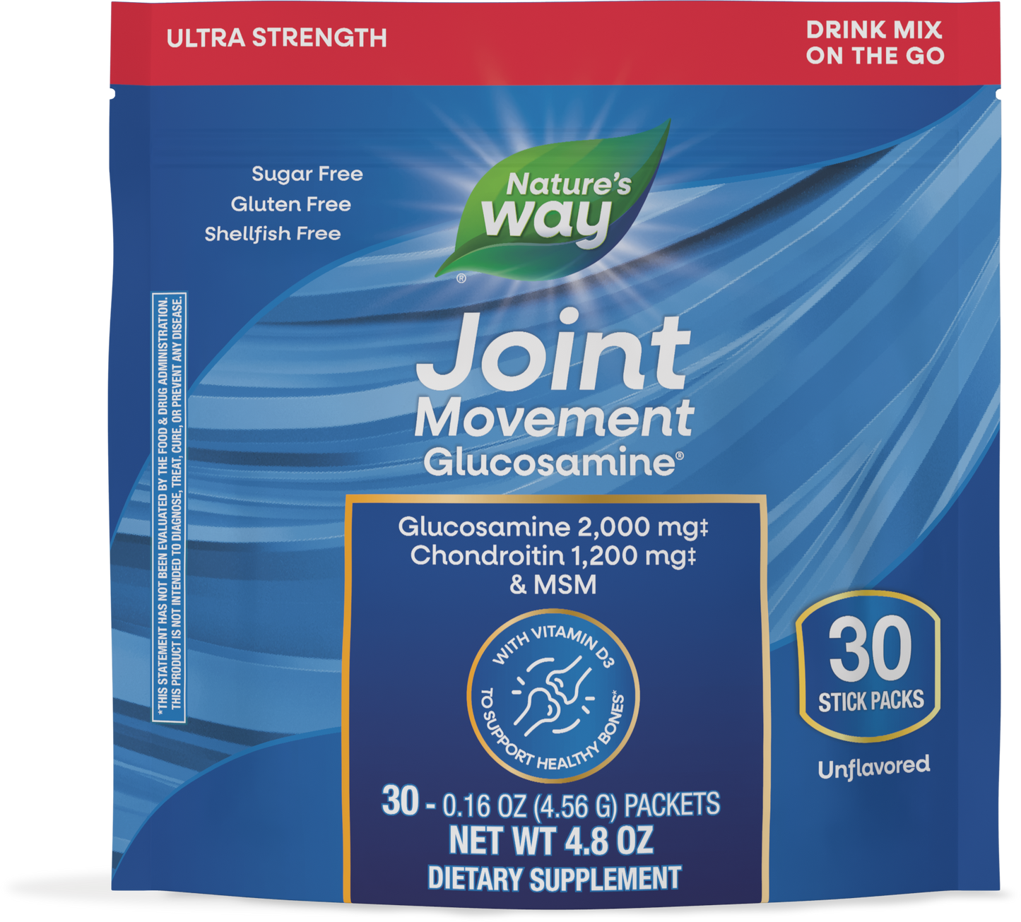 <{%PRIMARY_15488%}>Nature's Way® | Joint Movement Glucosamine Drink Mix, 30 drink mixes
