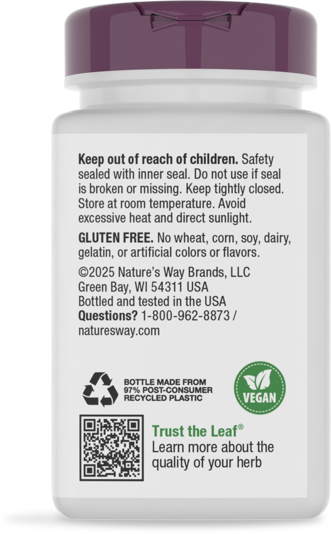 <{%MAIN4_15082%}>Nature's Way® | Cinnamon - back of pack