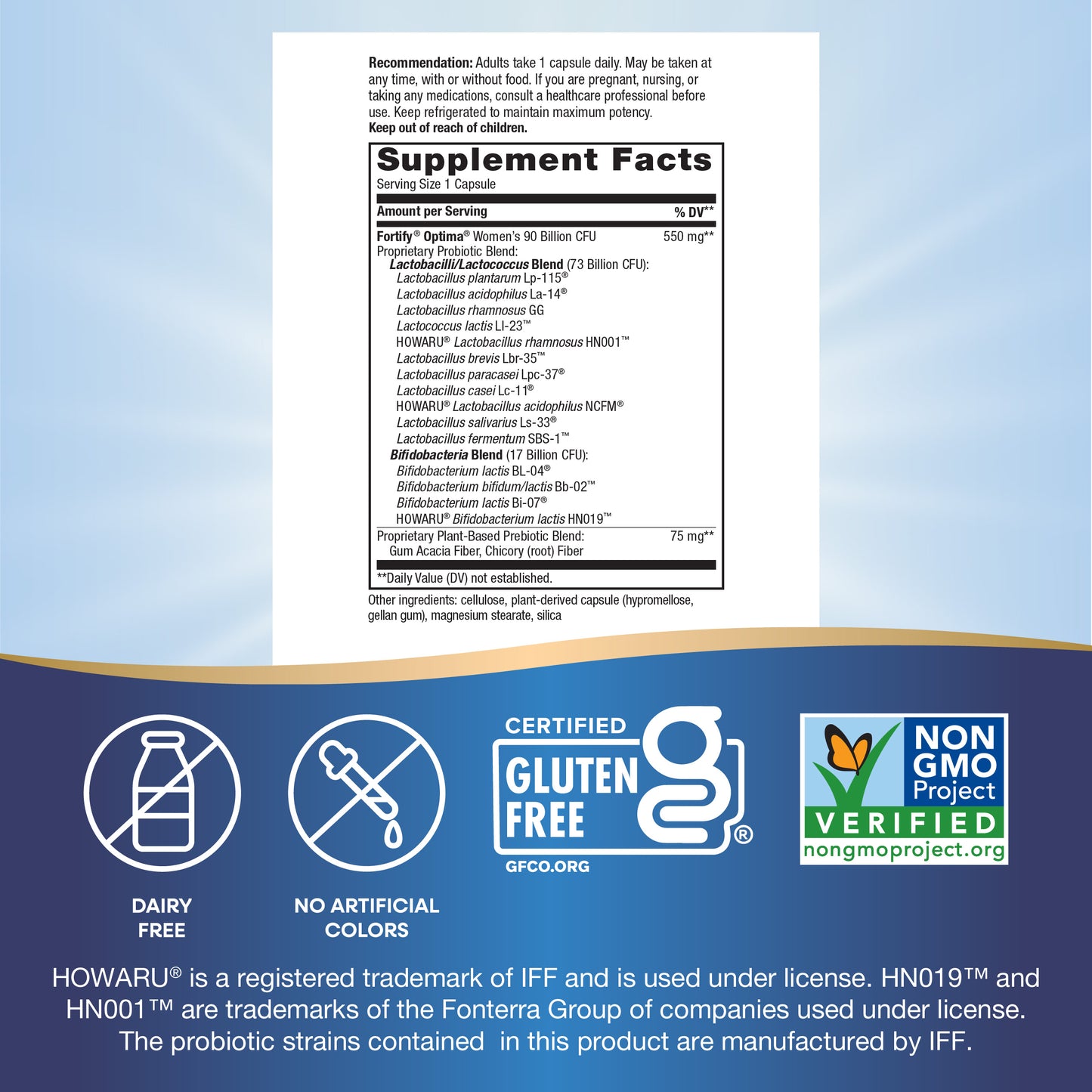 <{%MAIN7_15859%}>Nature's Way® | Fortify Optima Women's Advanced Care 90 Billion Probiotic