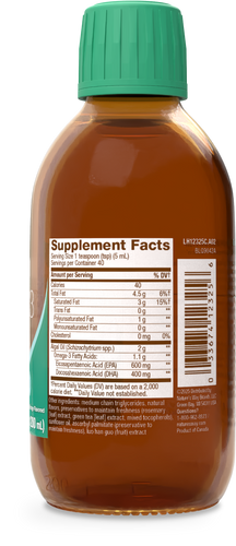 Nature's Way® | NutraVege Omega-3 - right side of pack Sku:12325C