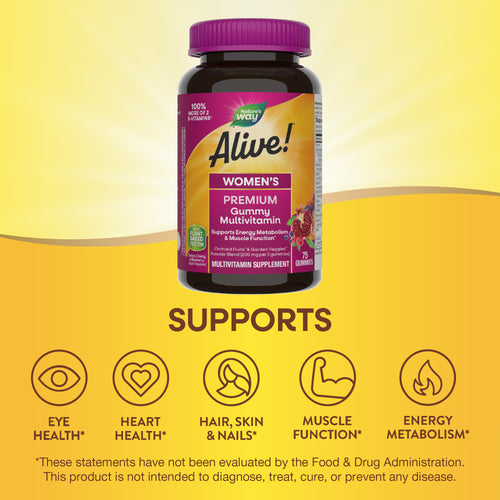 Nature's Way® | Alive! Premium Women's Gummy Multivitamin Sku:15897