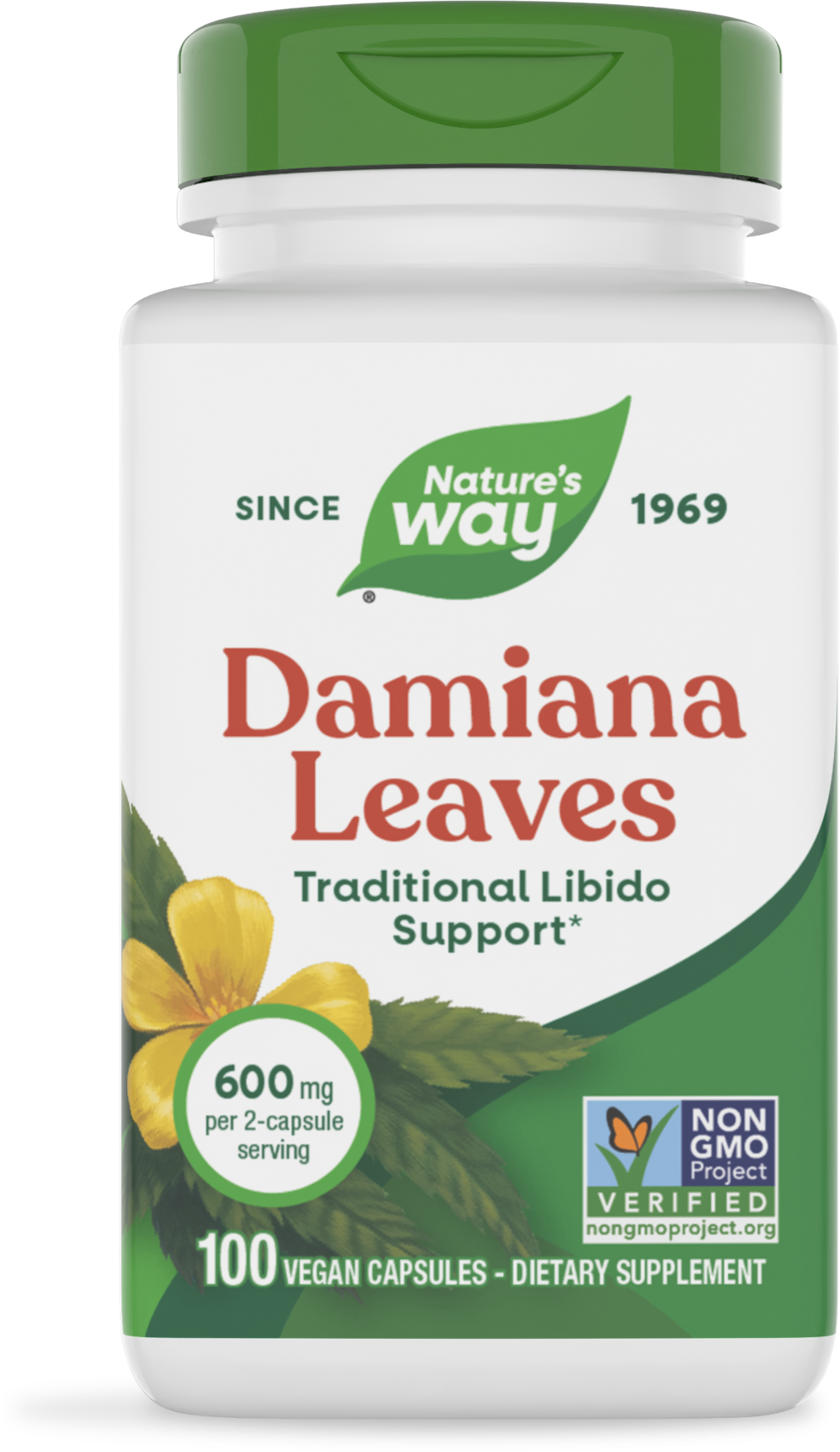 <{%PRIMARY_12200%}>Nature's Way® | Damiana Leaves, 100 capsules