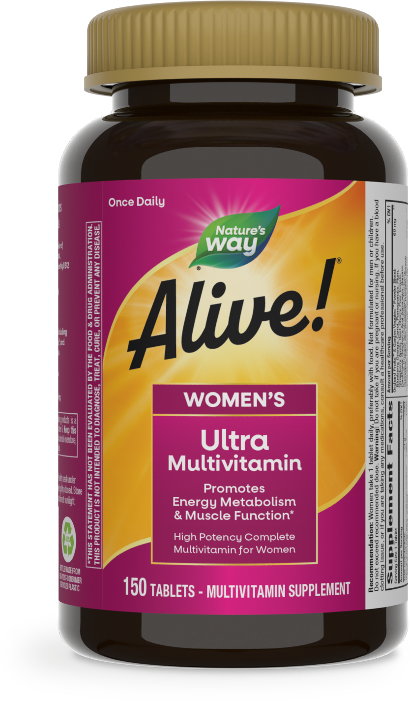 <{%PRIMARY_13718%}>Nature's Way® | Alive! Women's Ultra Multivitamin, 150 tablets