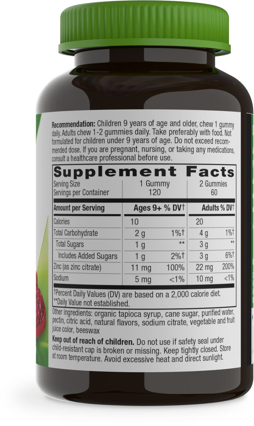 <{%MAIN2_13701%}>Nature's Way® | Zinc Gummies - right side of pack