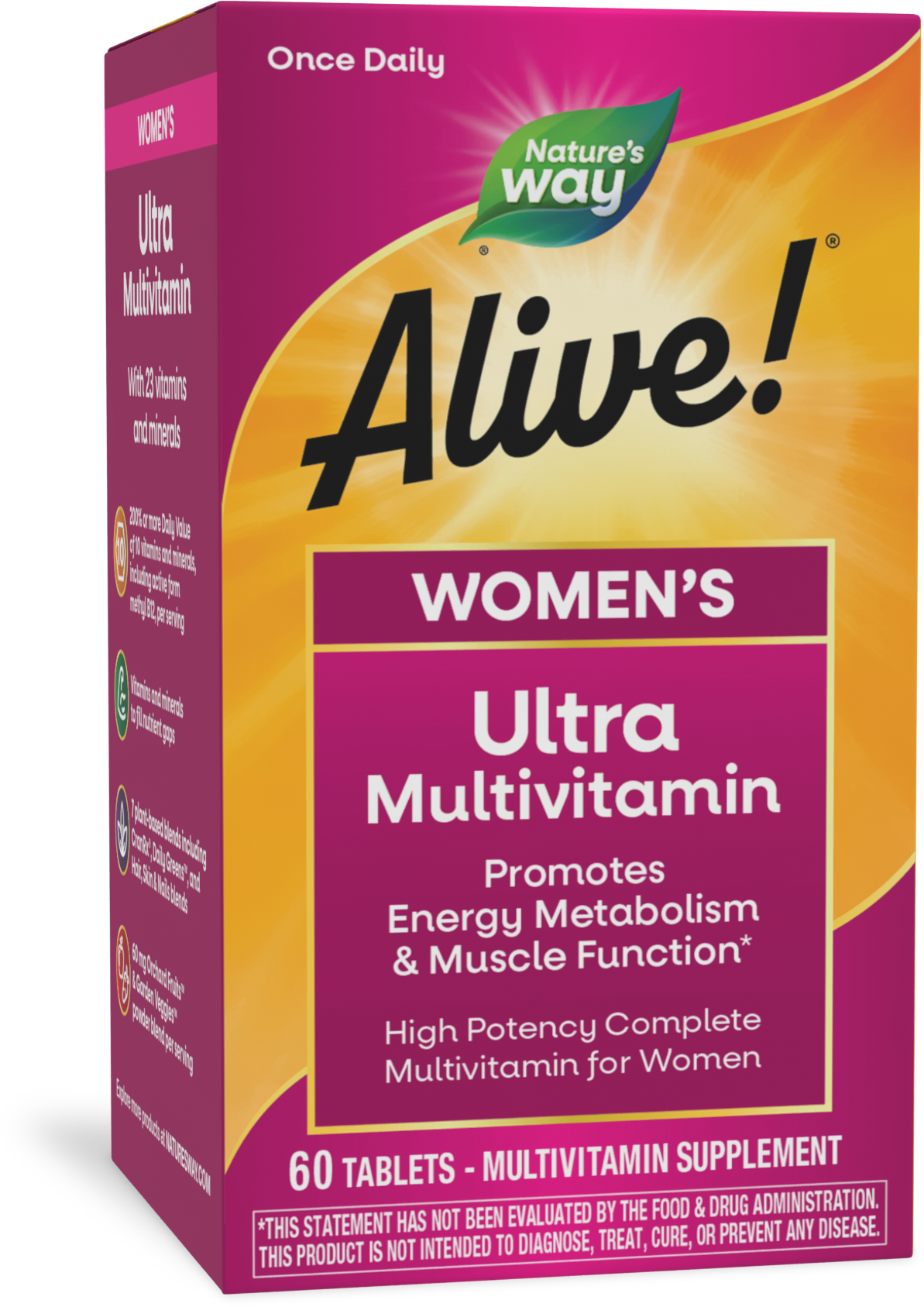 <{%PRIMARY_15686%}>Nature's Way® | Alive! Women's Ultra Multivitamin, 60 tablets